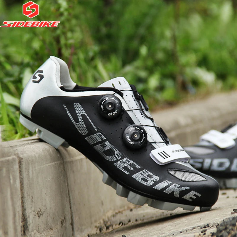 Sidebike MTB Cycling Shoes – Men’s Professional Mountain Bike Sneakers with Nylon Sole & Breathable Design