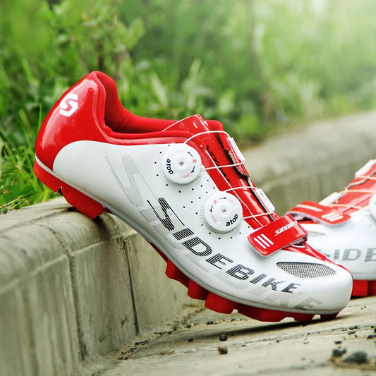 Sidebike MTB Cycling Shoes – Men’s Professional Mountain Bike Sneakers with Nylon Sole & Breathable Design