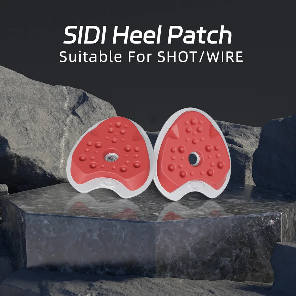 SIDI Road Bike Shoe Heel Pads – Replacement Slip-Resistant Cleats & Studs for Cycling Shoes