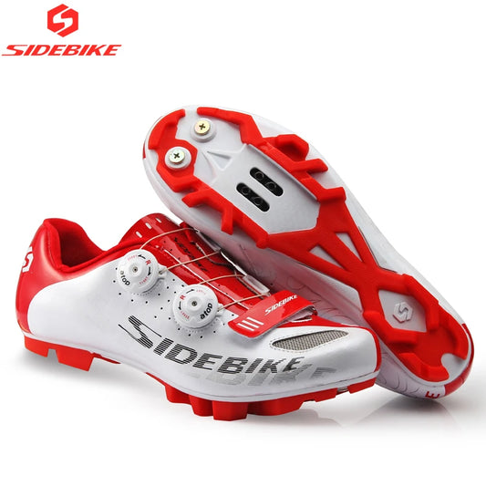Sidebike MTB Cycling Shoes – Men’s Professional Mountain Bike Sneakers with Nylon Sole & Breathable Design